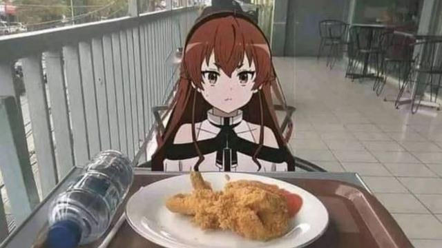 6 Tingkah Imajinatif Wibu Makan Bareng Karakter Anime, Bikin Senyum