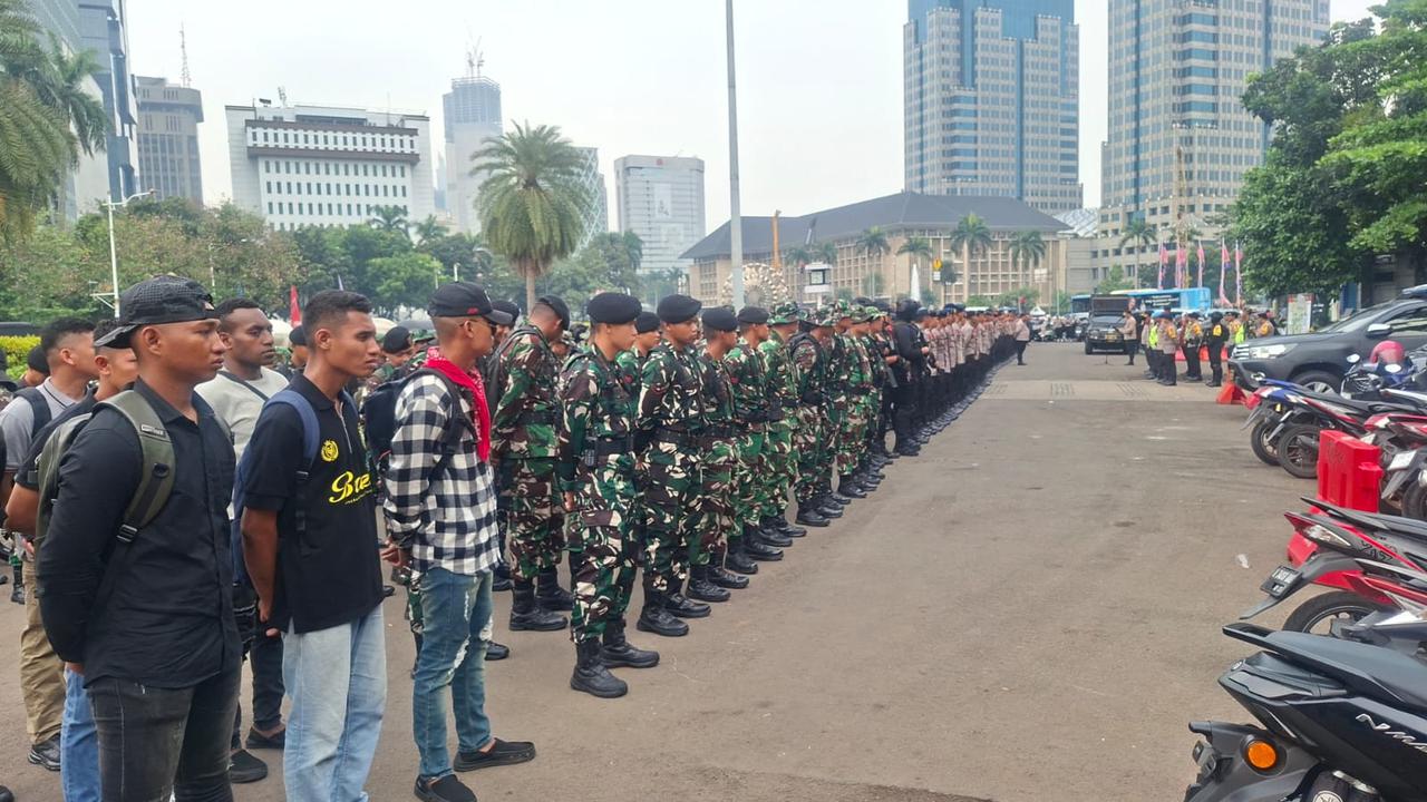 3.761 Personel Gabungan Diterjunkan, Pengamanan Demo di Jakarta Diperketat