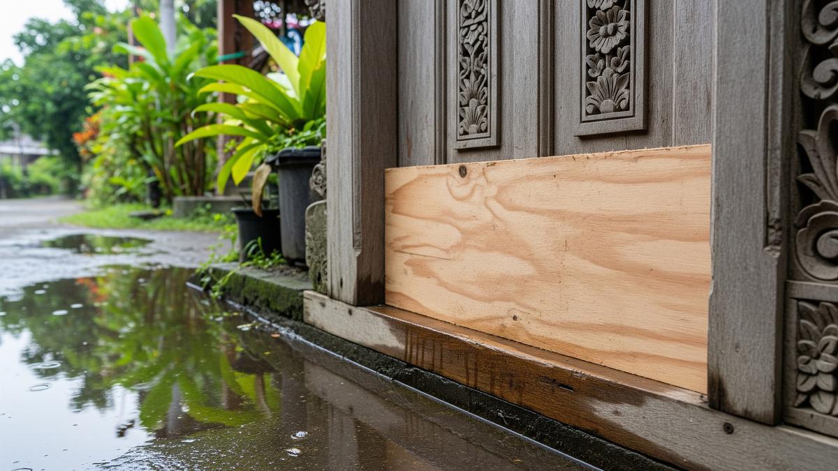 9 Cara Mengatasi Air Hujan Masuk dari Celah Pintu Rumah, Ampuh dan Mudah