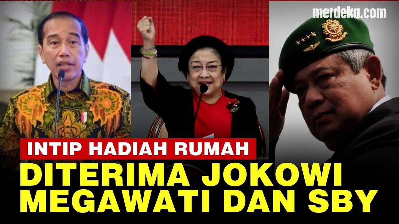 VIDEO: Jokowi, SBY dan Megawati Terima Hadiah Rumah dari Negara, Kalau Gus Dur?