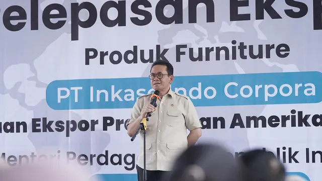 Libatkan UMKM, Mendag Lepas Ekspor Furnitur di Klaten