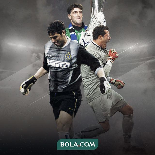 Gianluca Pagliuca, Francesco Toldo dan Julio Cesar