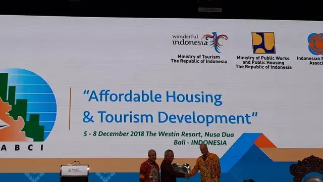 Menteri PUPR Buka FIABCI Global Business Summit 2018 di Bali