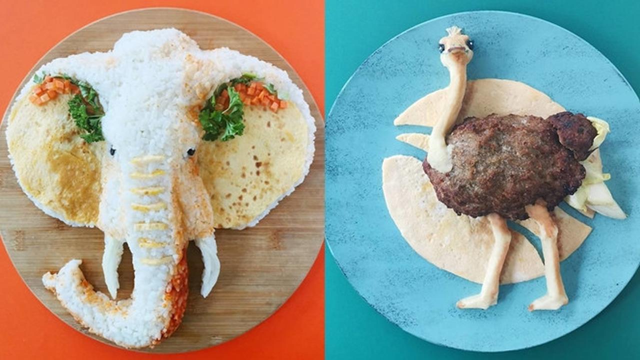 6 Potret Makanan Diubah Jadi Bentuk Hewan Ini Kreatif Banget
