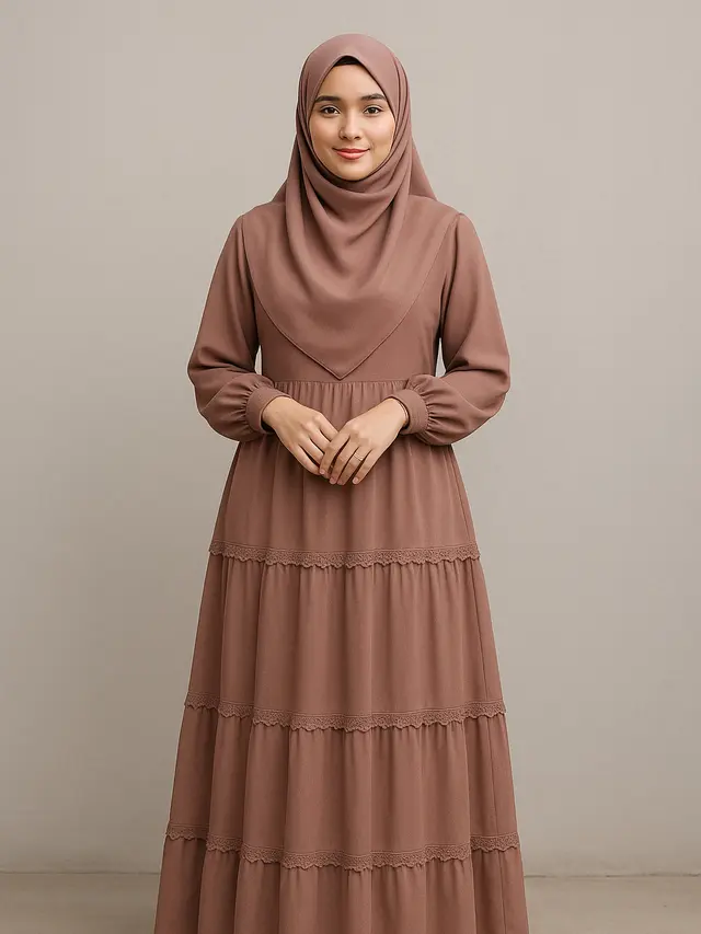 Model Gamis Syar'i yang Lebar tapi Nyaman (Foto: ChatGPT)