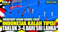 HIGHLIGHT ASIAN GAMES 2026: Indonesia Kalah Tipis 3-4 dari Sri Lanka di Pool A Hockey Putra
