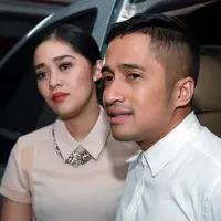 Gracia Indri dan Irfan Hakim saat di Kebon Jeruk, Jakarta Barat, Kamis (14/1/2016). (Deki Prayoga/Bintang.com)