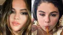 Selena Gomez yang kerap menampilkan sisi sempurna saat di atas panggung. Tapi beberapa momen Selena Gomez juga pernah menunjukkan foto saat ia juga manusia biasa. Sisi tak sempurna saat ia makan berhasil curi perhatian publik.  (Liputan6.com/IG/selenagomez)