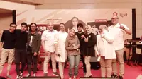 Saraswati saat acara 'Ngobrol Bareng Rahayu Saraswati feat Sabyan', (Merdeka.com)