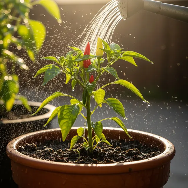 Cara Membuat Kebun Cabai Mini di Depan Rumah (Image by Gemini AI)