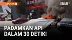 Sebuah latihan simulasi di Provinsi Zhejiang, China, menunjukkan efektivitas selimut pengendali api khusus kendaraan listrik (EV) yang mampu memadamkan api hanya dalam 30 detik.