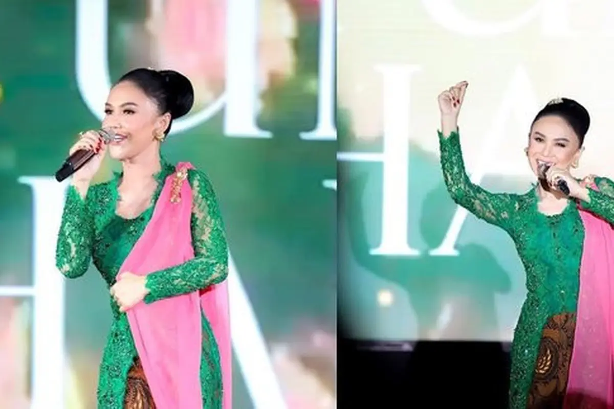 Model Batik dan Kebaya ala Yuni Shara. (instagram/Yunishara36)