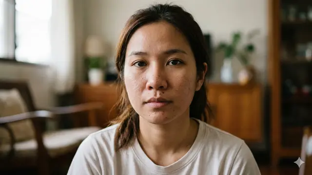 Ciri Wajah Kekurangan Kolagen (Foto: Gemini AI)