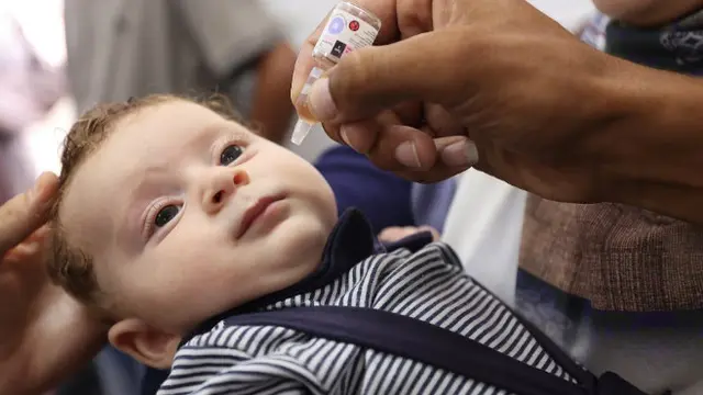 Vaksinasi Polio untuk Anak Gaza Lampaui Target di Putaran Pertama, Total Lebih dari 187 Ribu Sudah Imunisasi