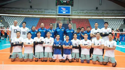 <p>Timnas voli putra Indonesia akan menghadapi Kazakhstan pada laga kedua Pool C Asian Men's Volleyball Champions 2023. Pertandingan ini akan digelar di Hall 2 Ghadir Arena, Urmia, Iran, Minggu (20/8) pukul 16:45 WIB.&nbsp;(foto: avcvolley)</p>