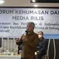 media rilis Keselamatan Bus Pariwisata di Indonesia yg diselenggarakan Komite Nasional Keselamatan Trasnportasi (KNKT) di Yogyakarta, Rabu (30/11/22),