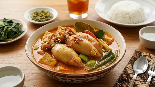 Resep Gulai Cumi Khas Padang yang Empuk dan Gurih/AI Generated