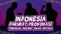 Aksi fitnah dan penghasutan teriakan "maling" di tengah keramaian menimbulkan korban tak bersalah.