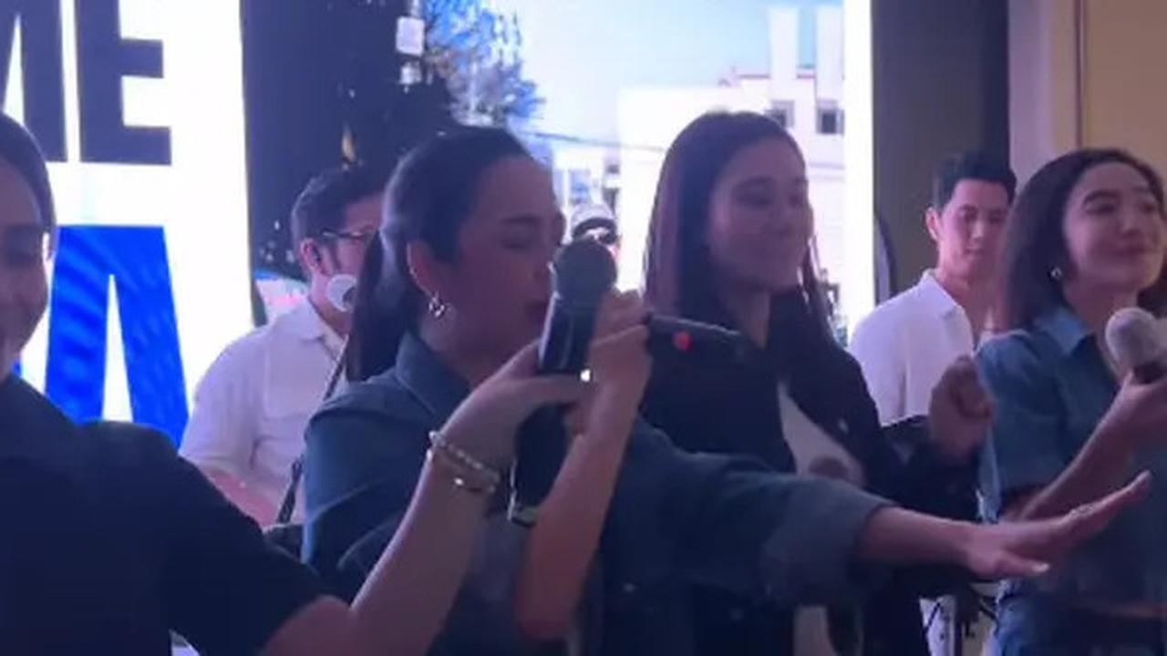 Potret Nagita Slavina, Agatha Pricilla, Febby dan Aaliyah Cosplay Jadi Girl Band di Ulang Tahun Wanda Hara, Kompak Pakai Oufit Denim