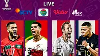 Banner Piala Dunia 2022 di SCTV, Indosiar, Vidio dan Nex Parabola