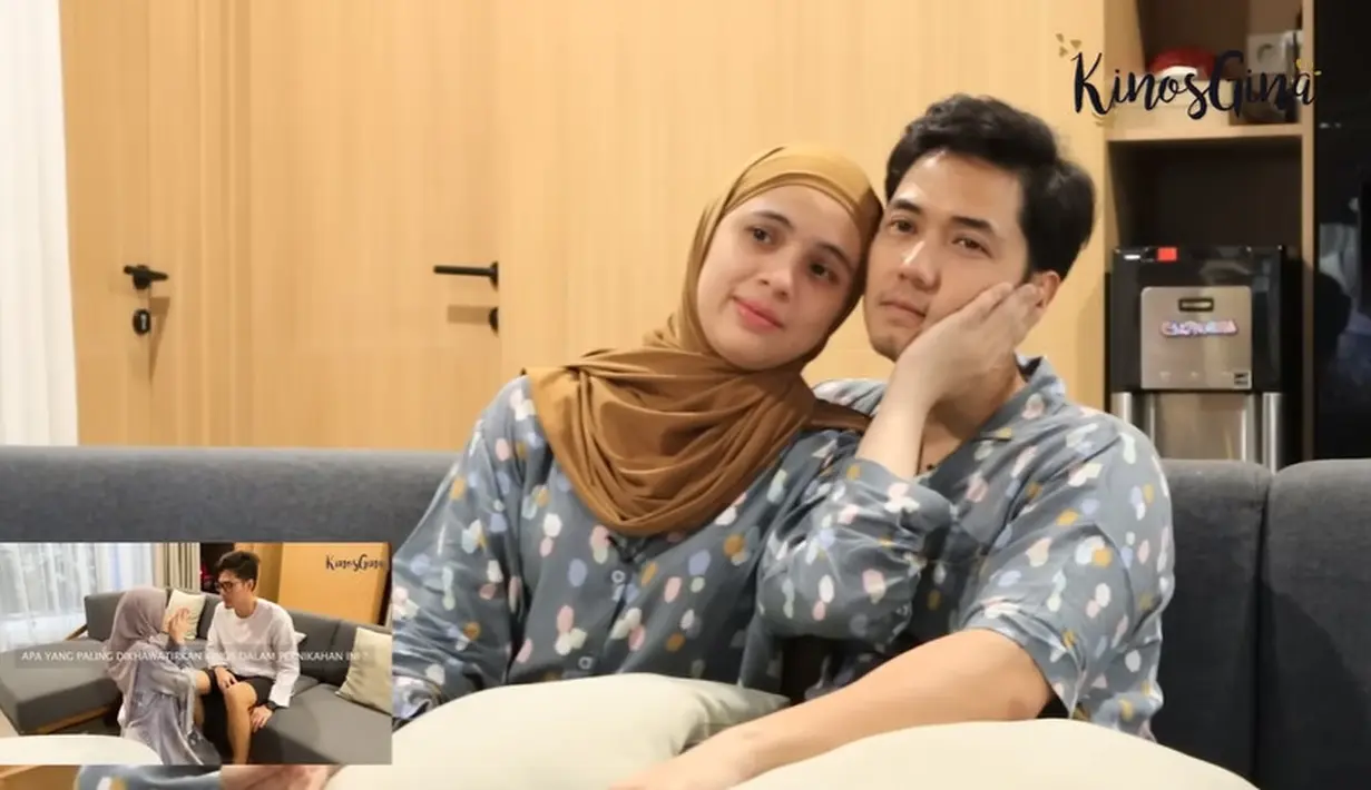 Nycta Gina dan Rizky Kinos (Youtube/KinosGina)