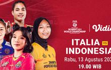 Siaran Langsung FIVB U-21 Women’s World Championship Indonesia vs Italia: Eksklusif di Vidio