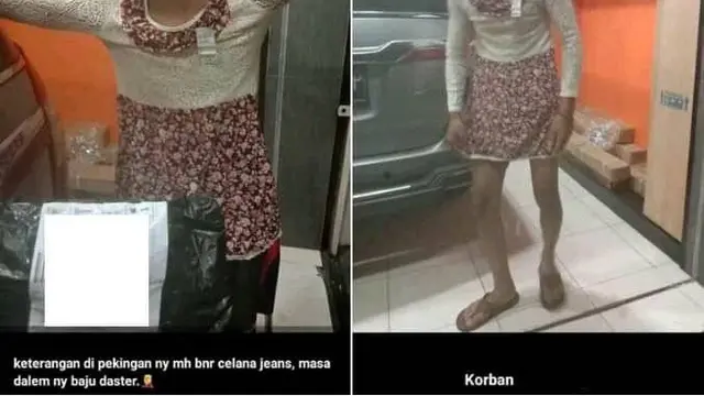 Review Kocak Saat Beli Baju di Online Shop, Posenya Bikin Gagal Paham. (Sumber: Twitter/@txtdarionlshop)