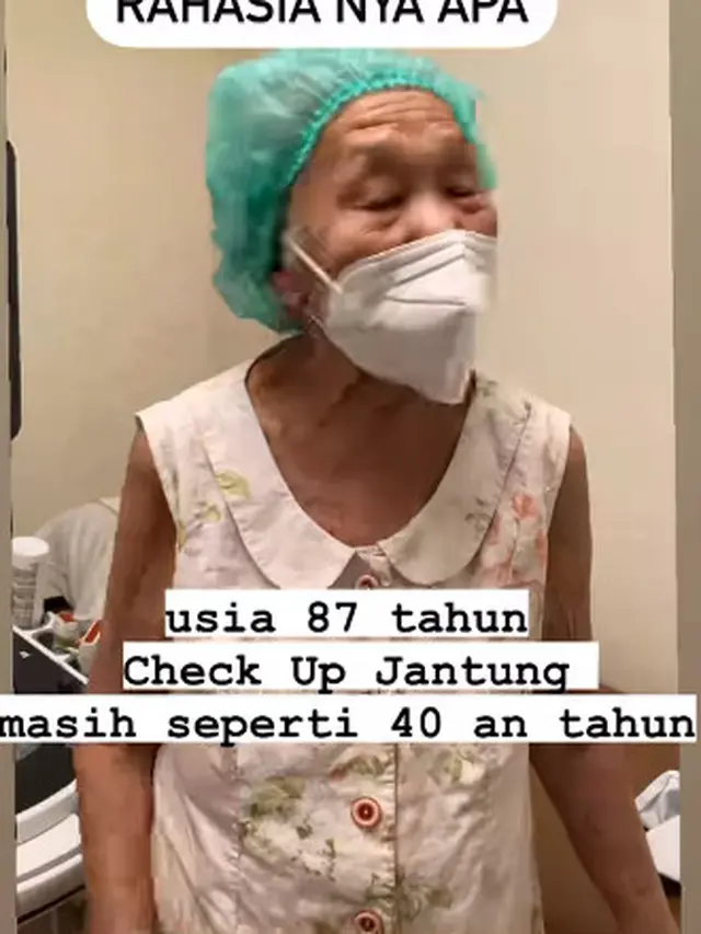 Viral Nenek 87 Tahun Punya Jantung Sehat Bak Usia 40, Rahasianya Sederhana