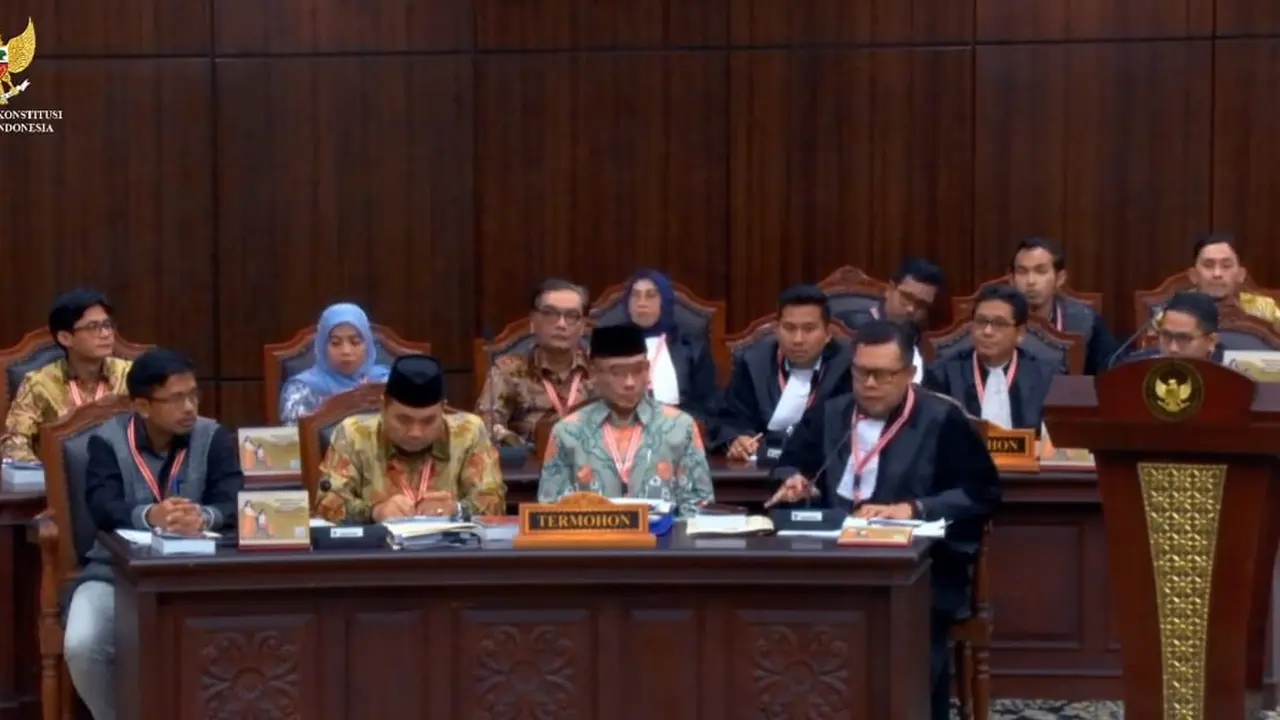 KPU menghadiri sidang perselisihan hasil pemilihan umum di Mahkamah Konstitusi (MK), Kamis (28/3/2024).