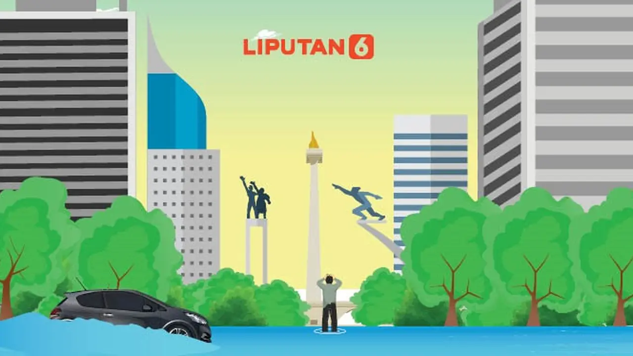 Banner Infografis Jakarta Banjir Lagi. (Liputan6.com/Abdillah)