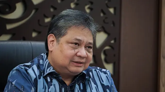 Menteri Koordinator Bidang Perekonomian Airlangga Hartarto yang hadir secara virtual dalam acara MUNAS XI Gabungan Pengusaha Kelapa Sawit Indonesia (GAPKI) 2023, Rabu (8/3/2023). (Dok Kemenko Perekonomian)