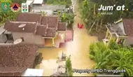 Banjir merendam ratusan rumah warga di Trenggalek. (foto: BPBD Trenggalek)