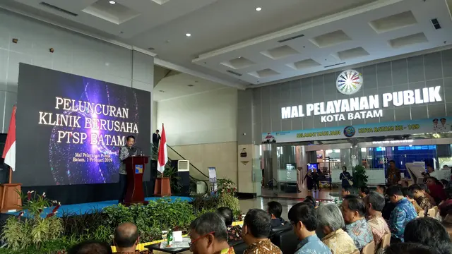 Peluncuran Klinik Berusaha di Batam. Dok Merdeka.com/Yayu Agustini Rahayu