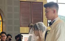 Potret Cantio Vior Pakai Gaun Pengantin saat Pemberkatan di Gereja, Tampil Anggun Bertudung