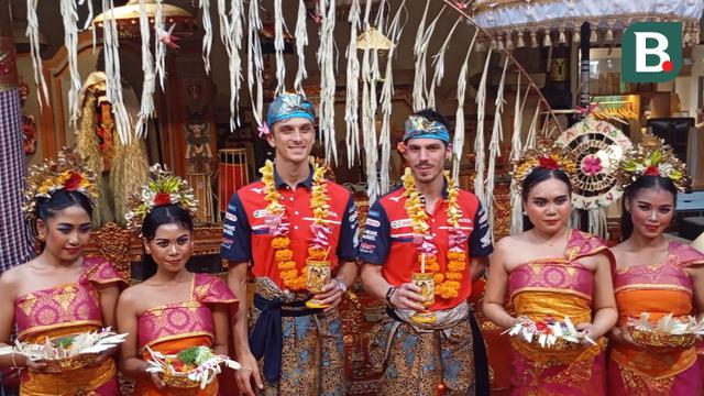 Luca Marini dan Joan Mir di Bali