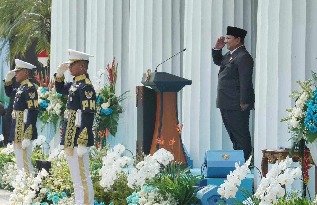 FOTO: Momen Kebersamaan Prabowo dan Megawati saat Upacara Hari Lahir Pancasila