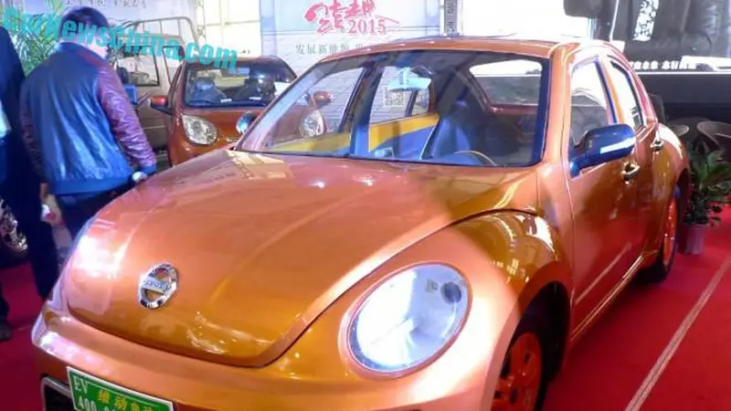 Di China, VW Beetle Dijiplak Jadi Mobil Listrik