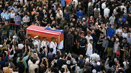 Mantan Perdana Menteri Malaysia, Abdullah Ahmad Badawi meninggal dunia di usianya yang ke 85 tahun. (Mohd RASFAN/AFP)