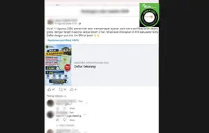 Cek Fakta: Hoaks Link Pendaftaran Balik Nama Sertifikat Tanah Gratis