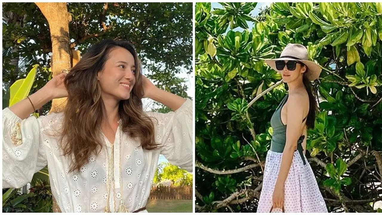 6 Momen Liburan Cathy Sharon dan Julie Estelle di Bali, Kompak Banget