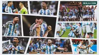 Kolase - Timnas Argentina di Final Piala Dunia 2022 (Bola.com/Adreanus Titus)