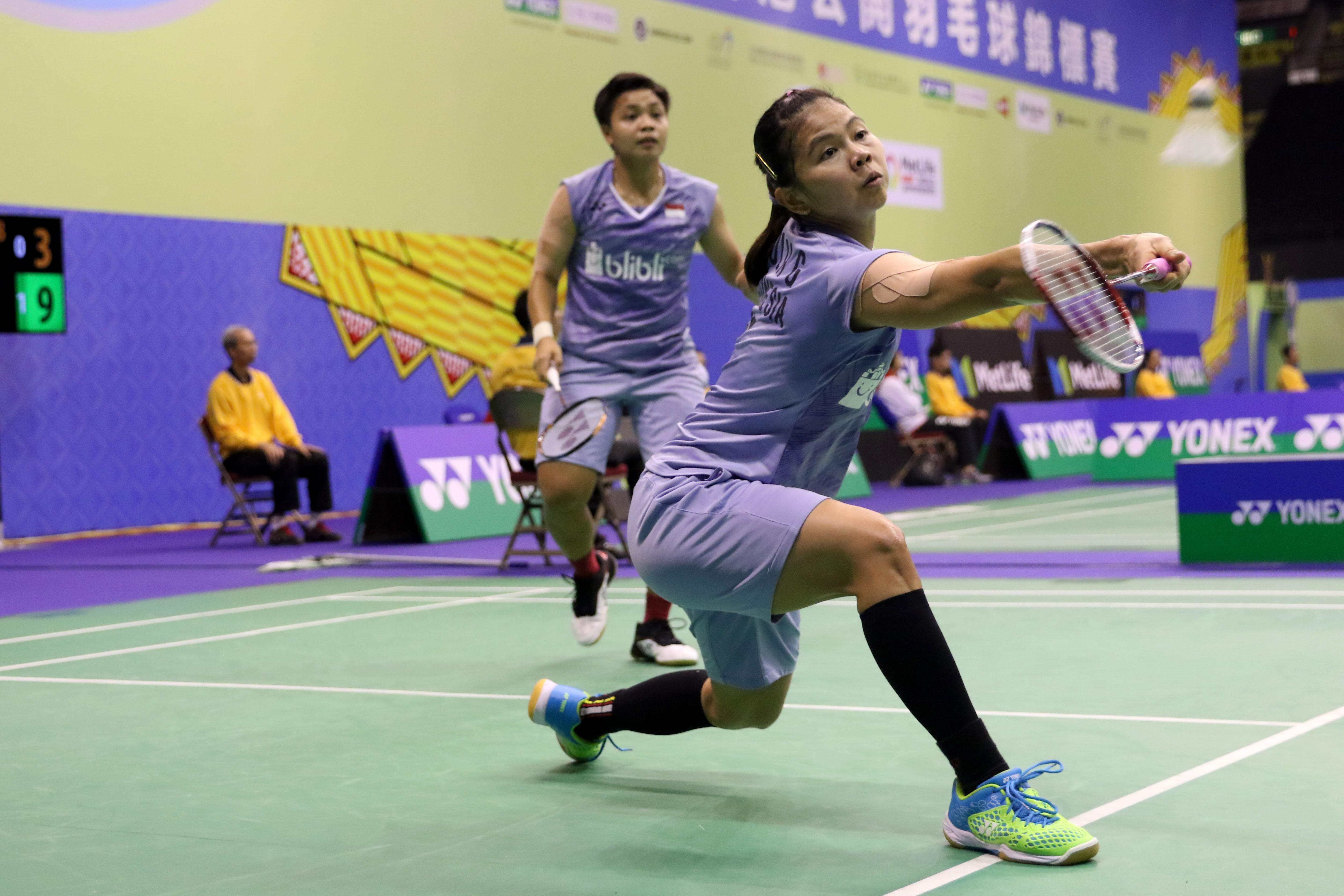 Ganda putri Indonesia Greysia Polii / Apriyani Rahayu. (Humas PP PBSI)