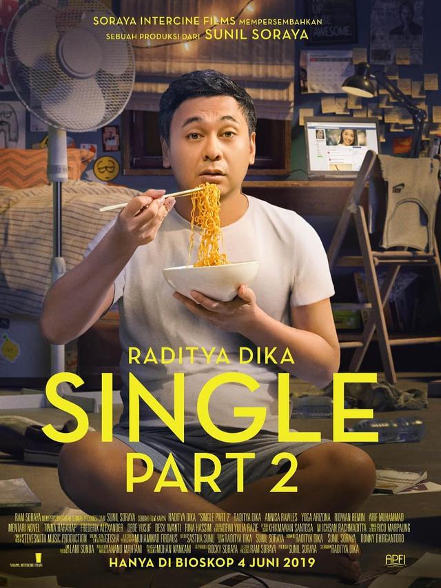 Poster film Single 2 (Instagram/ raditya_dika)