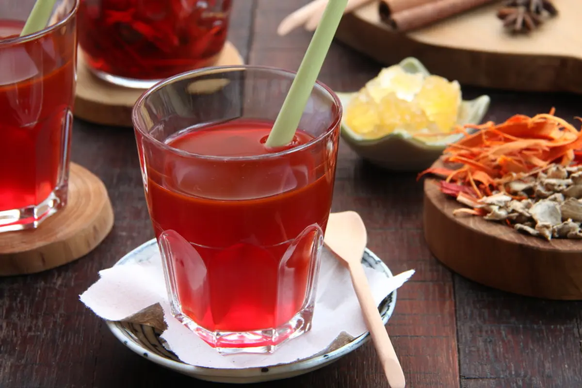 wedang secang serai herbal jamu