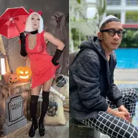 Aming dikenal dengan gaya nyentriknya yang kerap berdandan ala perempuan. [@amingisback].