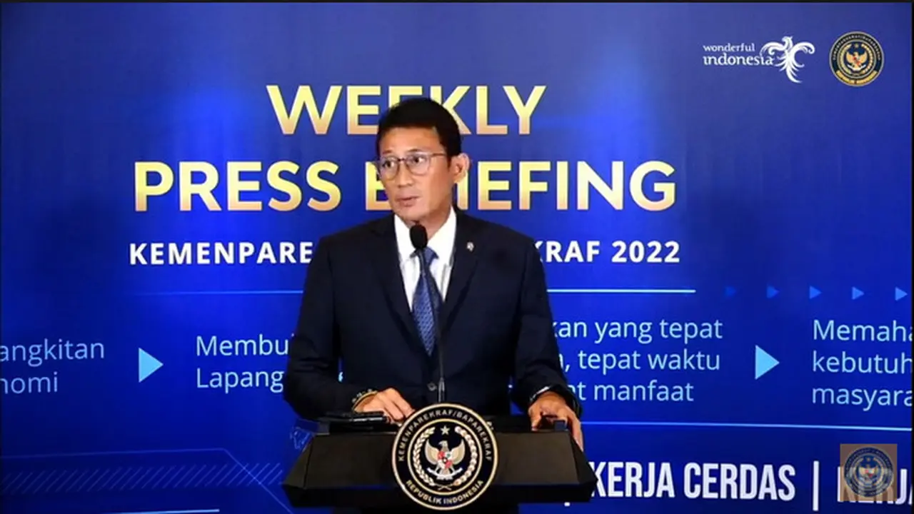 Menteri Pariwisata dan Ekonomi Kreatif Sandiaga Salahuddin Uno.