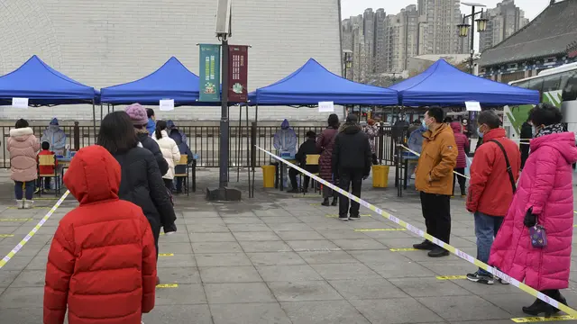 Kota Tianjin China Tes Semua Penduduk Usai Temuan Omicron
