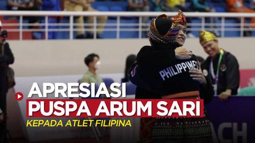 VIDEO: Apresiasi Atlet Putri Pencak Silat Indonesia kepada Peraih Medali Emas SEA Games 2021 dari FIlipina