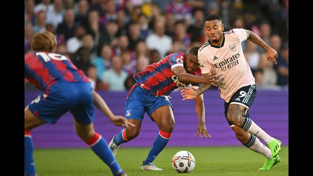 Foto: Debut Manis Arsenal saat Lawan Crystal Palace, Gabriel Martinelli Cetak Gol Perdana di Liga Inggris 2022 / 2023