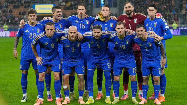 Starting XI Timnas Italia saat melawan Norwegia